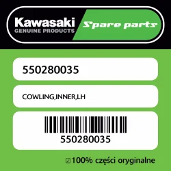 Okazja Owiewka wewnętrzna lewa Kawasaki