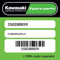 Tylko dziś Owiewka przednia lewa Kawasaki