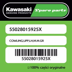 Najlepsza cena Owiewka górna lewa M.M.GR Kawasaki