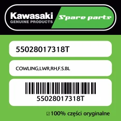 Bestseller Owiewka dolna prawa F.S.BL Kawasaki