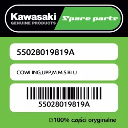 Łatwy zwrot Owiewka górnaKawasaki
