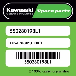 Darmowa dostawa Owiewka górna C.C.RED Kawasaki