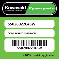 Ograniczona ilość Osłona nóg zewnętrzna Kawasaki