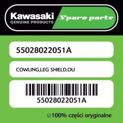 Szybka wysyłka Osłona nóg zewnętrzna Kawasaki