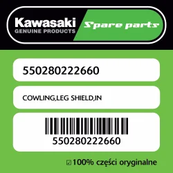 Wybór klientów Osłona nóg wewnętrzna Kawasaki