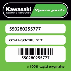 Tylko do końca tygodnia Owiewka centralna prawa L.GREE Kawasaki