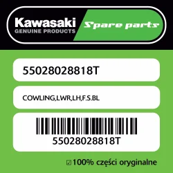 Owiewka dolna lewa F.S.BL Kawasaki Ekspresowa dostawa