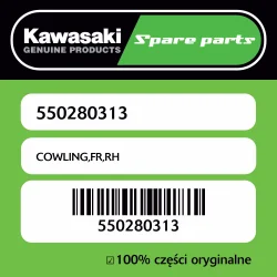 Hit cenowy Owiewka przednia prawa Kawasaki