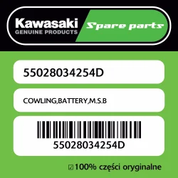 Owiewka akumulatora M.S.B Kawasaki Wysoka jakość