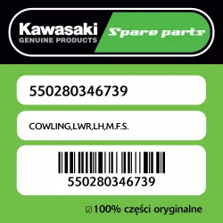 Taniej Owiewka dolna lewa M.F.S. Kawasaki