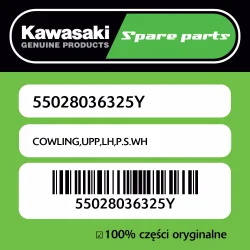 Wyprzedaż Owiewka górna lewa P.S.WH Kawasaki