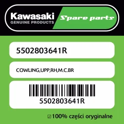 Owiewka górna prawa M.C.BR Kawasaki Wyprzedaż