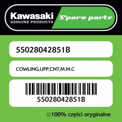 Owiewka górna centralna M.M.C Kawasaki Darmowy zwrot