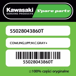 Owiewka górna M.C.GRAY+ Kawasaki Tani