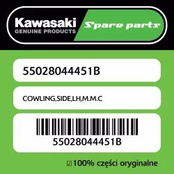 Wyprzedaż Owiewka boczna lewa M.M.C Kawasaki