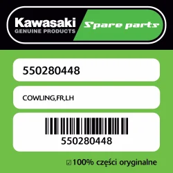 Wyprzedaż Owiewka przednia lewa Kawasaki