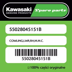 Taniej Owiewka dolna prawa M.M.C. Kawasaki