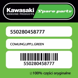 Owiewka górna L.GREEN Kawasaki Wybór klientów