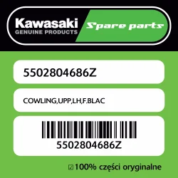 Szybka dostawa Owiewka górna lewa F.BLAC Kawasaki