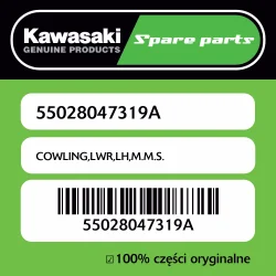 Dodaj do koszyka Owiewka dolna lewa M.M.S. Kawasaki