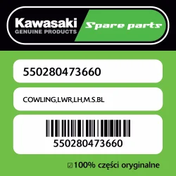 Owiewka dolna lewa M.S.BL Kawasaki Oferta limitowana