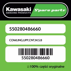 Popularny Owiewka górna centralna M.S.B Kawasaki