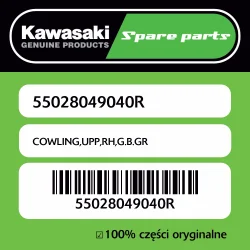 Zniżka Owiewka górna prawa G.B.GR Kawasaki