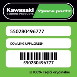 Zamów dziś Owiewka górna L.GREEN Kawasaki