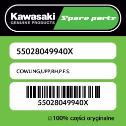 Tylko dziś Owiewka górna prawa P.F.S. Kawasaki