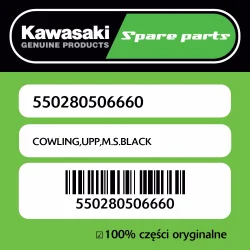 Tylko dziś Owiewka górna M.S.BLACK Kawasaki