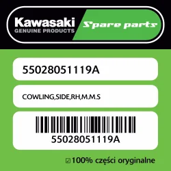 Owiewka boczna prawa M.M.S Kawasaki Szybka dostawa