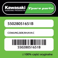 Oferta czasowa Owiewka boczna prawa M.M.C Kawasaki