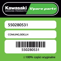 Owiewka boczna lewa Kawasaki Bezpieczna płatność