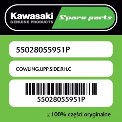Owiewka górna boczna prawa C Kawasaki Popularny