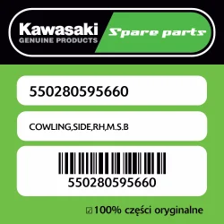 Kup teraz Owiewka boczna prawa M.S.B Kawasaki