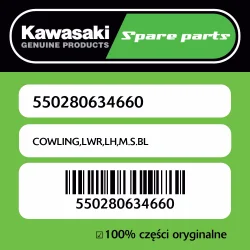 Owiewka dolna lewa M.S.BL Kawasaki Ograniczona ilość