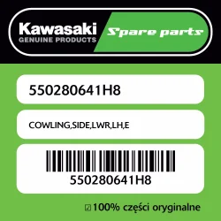Owiewka boczna dolna ,lewa E Kawasaki Super okazja