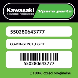 Owiewka boczna lewa L.GREE Kawasaki Oferta