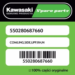Owiewka boczna górna prawa M Kawasaki Ostatnie sztuki