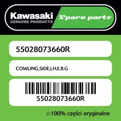 Promocja Owiewka boczna lewa E.B.G Kawasaki