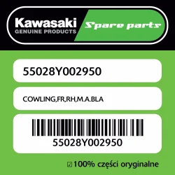Owiewka przednia prawa M.S.BLACK Kawasaki Nie przegap