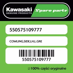 Owiewka boczna lewa L.GREEN Kawasaki Sprawdź teraz