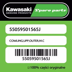 Zamów dziś Owiewka górna zewnętrzna M.C Kawasaki