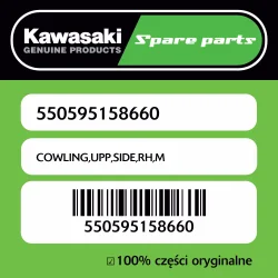 Owiewka górna boczna prawa M Kawasaki Nie przegap