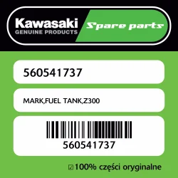 MARK,FUEL TANK,Z300 Zniżka