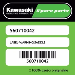 Wysoka jakość LABEL-WARNING,SADDLE