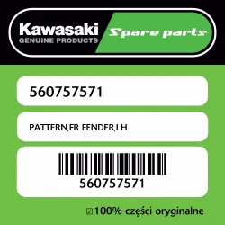 Zamów teraz PATTERN,FR FENDER,LH