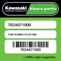TUBE-RUBBER,7X10X1000 Obniżka ceny