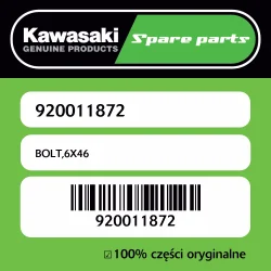 Śruba 6X46 Kawasaki Oferta czasowa