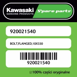 Śruba z kołnierzem 10X330 Kawasaki Hit cenowy
